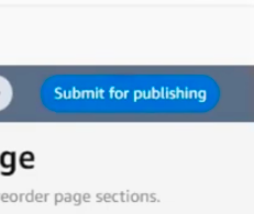 Amazon store, submit for publishing