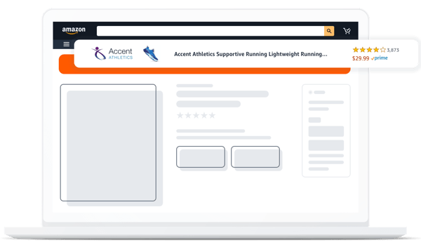 An example of Amazon sponsored display ad on product page