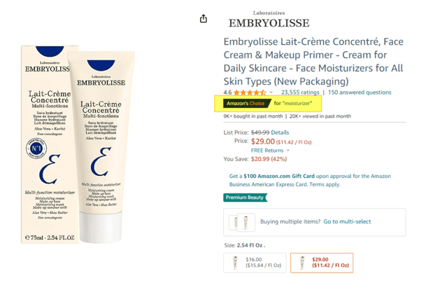 Embryolisse moisturizer and primer&nbsp;