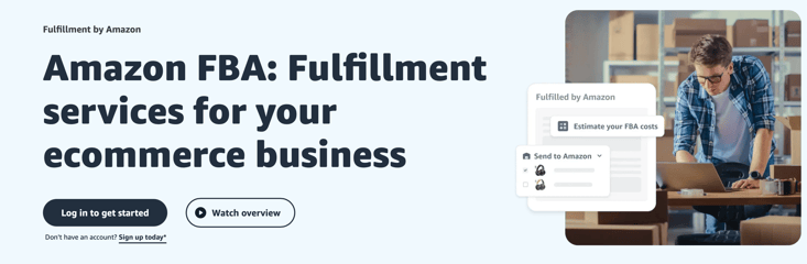 Fulfillment by Amazon page