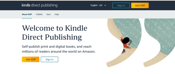 Kindle Direct Publishing Homepage