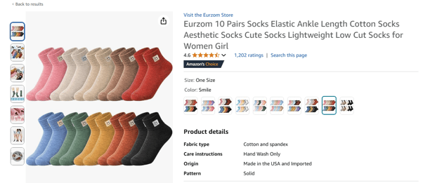 Pack of socks