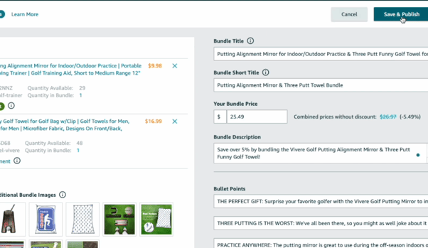 Publishing on Amazon Dashboard