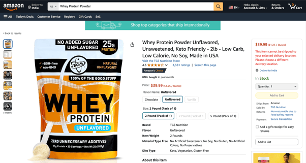 Whey Protein Powder